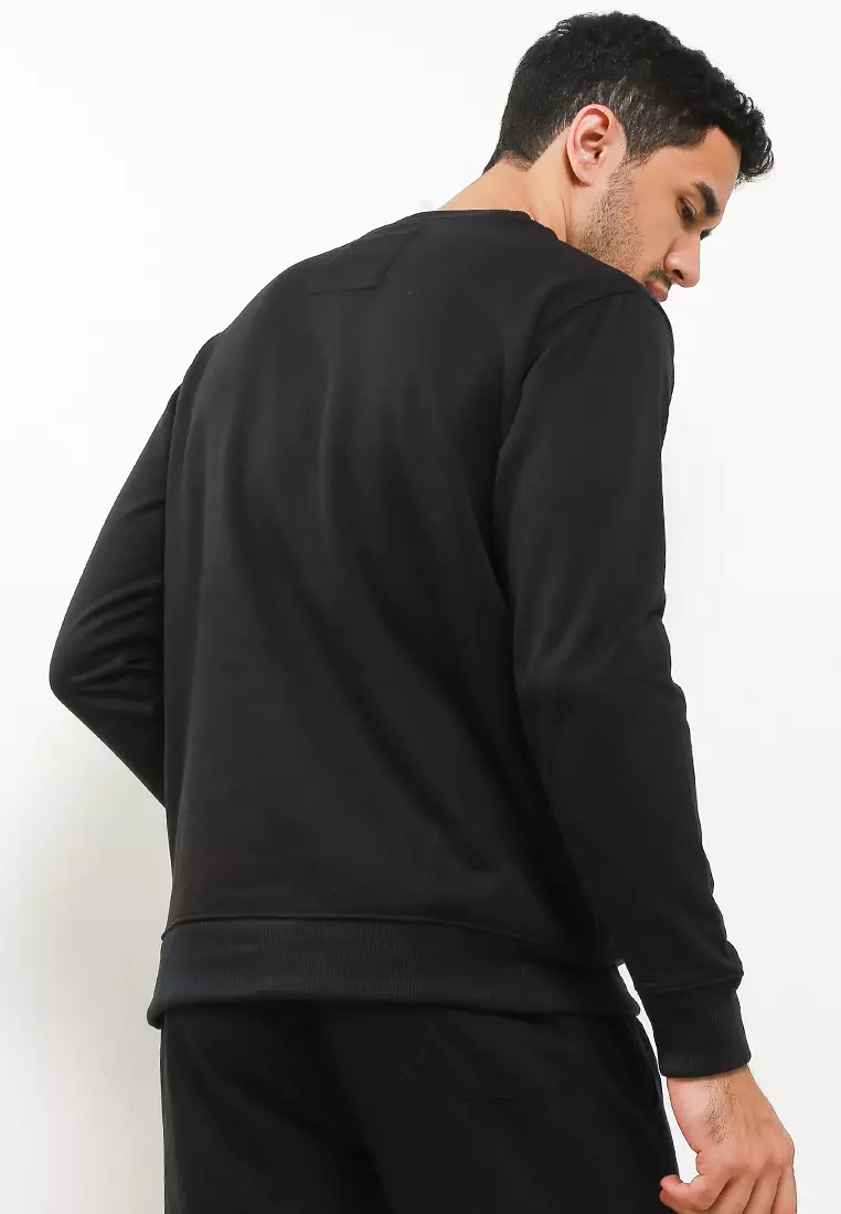 Cotton Well Sweater with Hidden Pocket Black | Jaket Tebal dengan Kantong Tersembunyi Hitam