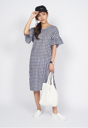 Buy Sophialuv Knotted Gingham Dress 2021 Online Zalora Singapore