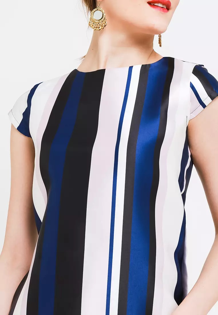 Chanira Ziva Dress-Navy Multi