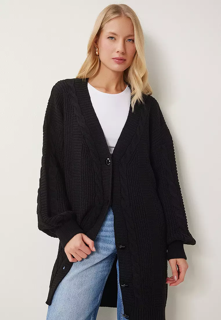 Oversized Longline Knit Cardigan