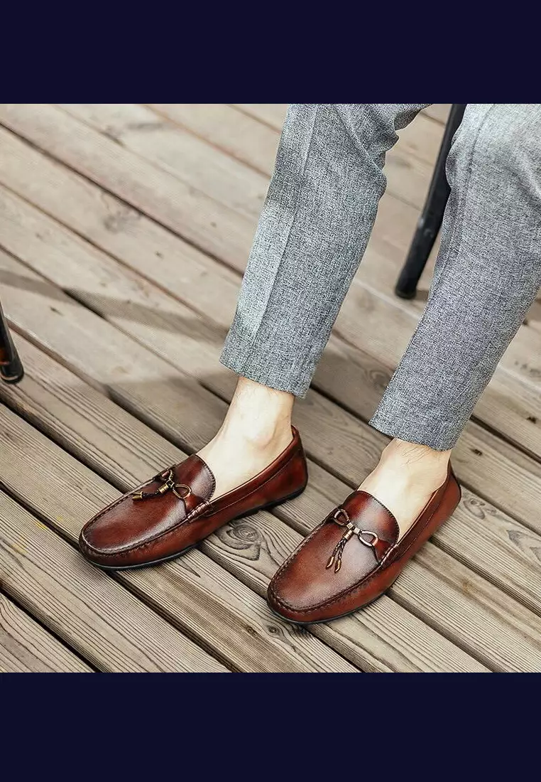 Cristoforo復古真皮樂福鞋BL09-2