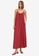 Vero Moda red Talia Strap Ankle Dress 0AD82AA0D1FEC0GS_1