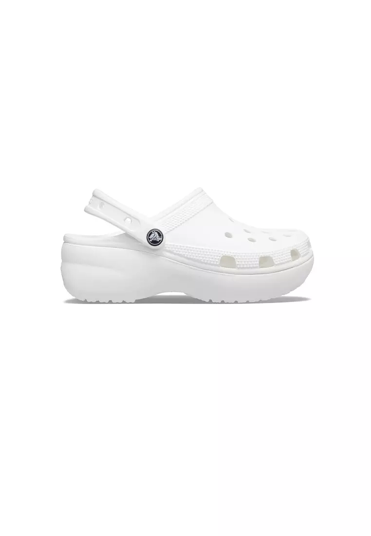 Women's Classic Paltform Clog In White