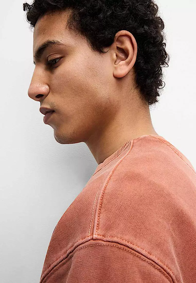 Pure Cotton Garment Dye Sweatshirt