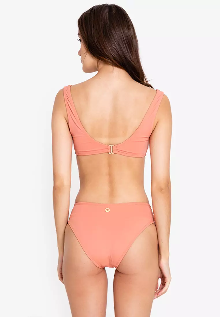 Buy Naked Sun Swimwear Cadence Two Piece Swimwuit With V Buckle Online Zalora Philippines