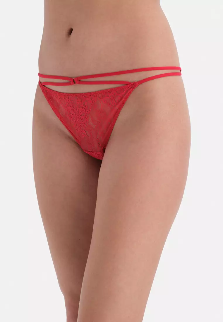 Buy DAGİ Red Thongs, Slim Fit, Underwear for Women Online