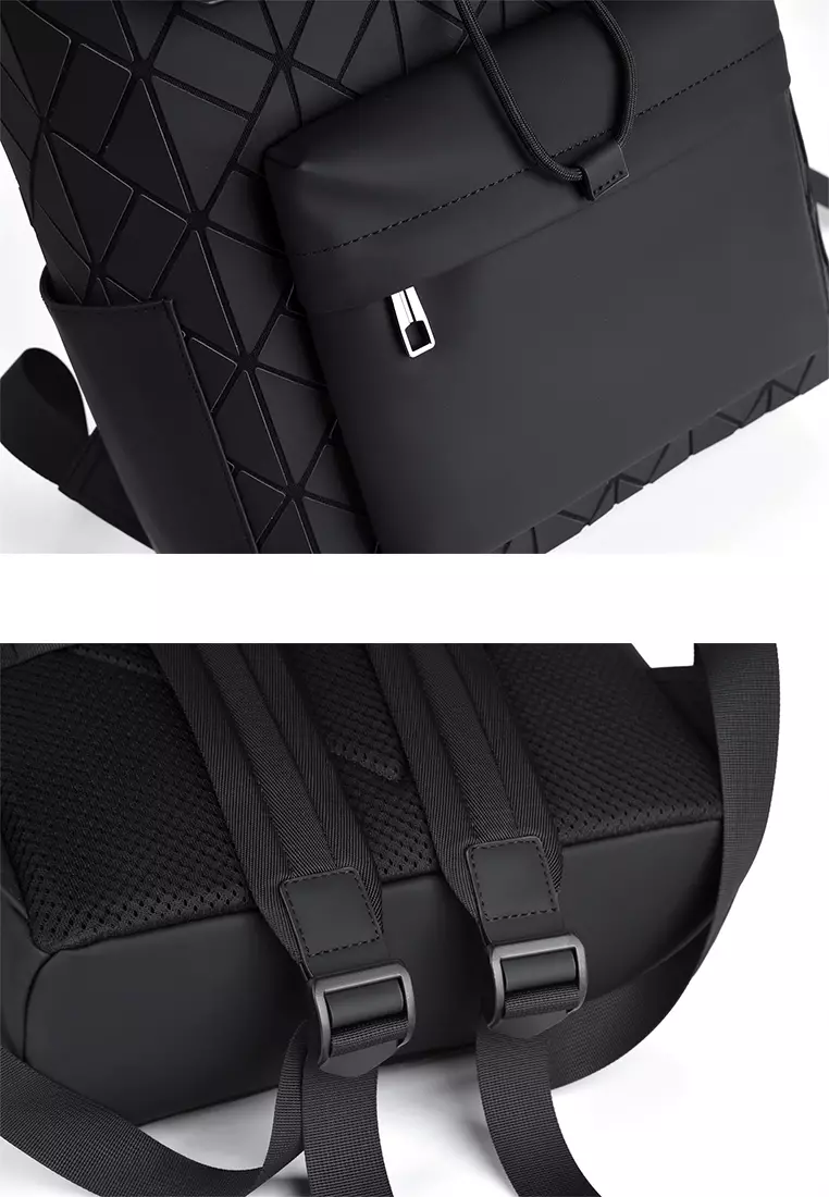 Texture Faux Leather Backpack HA2260