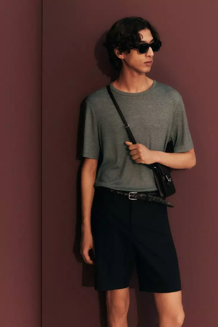 Regular Fit Lyocell-blend T-shirt