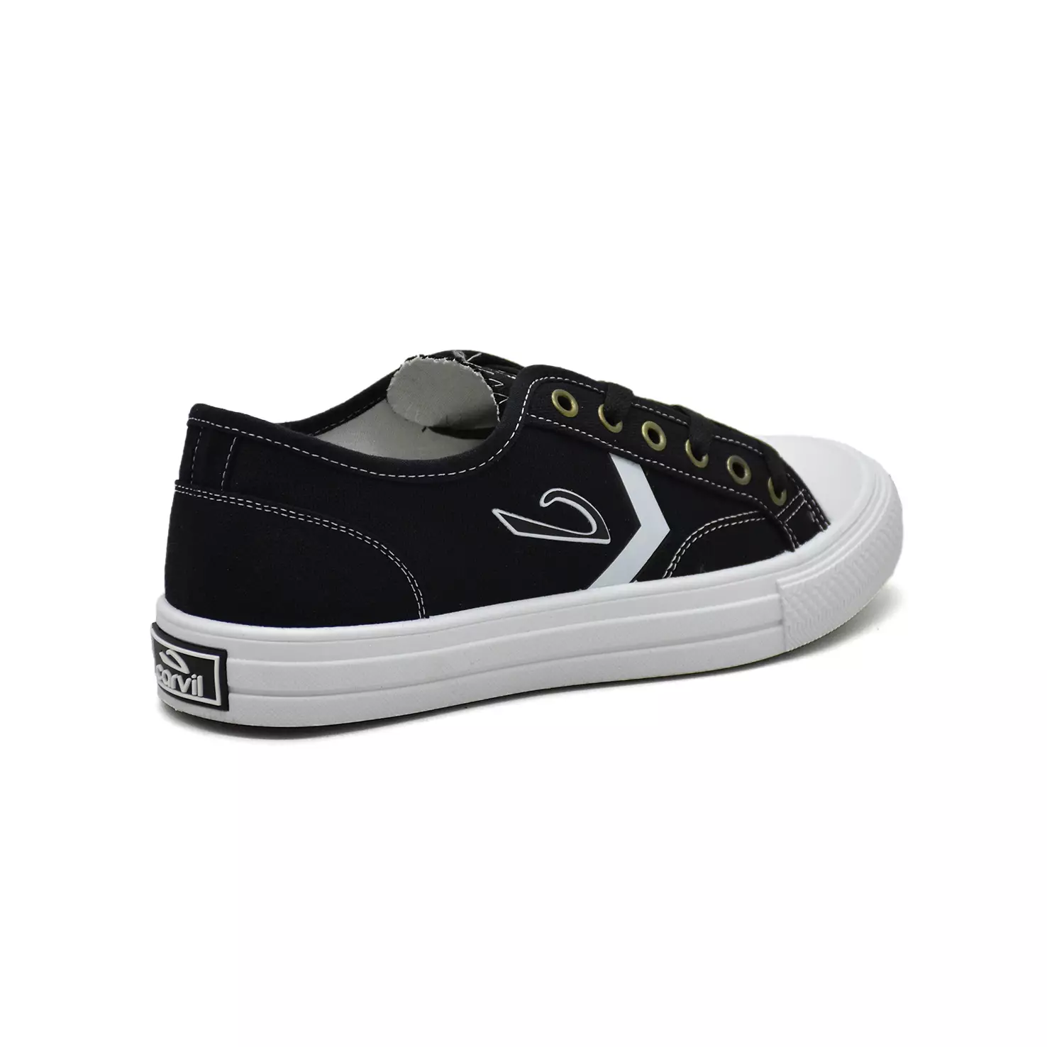 Carvil Sepatu Pria Yatha Low Black/White