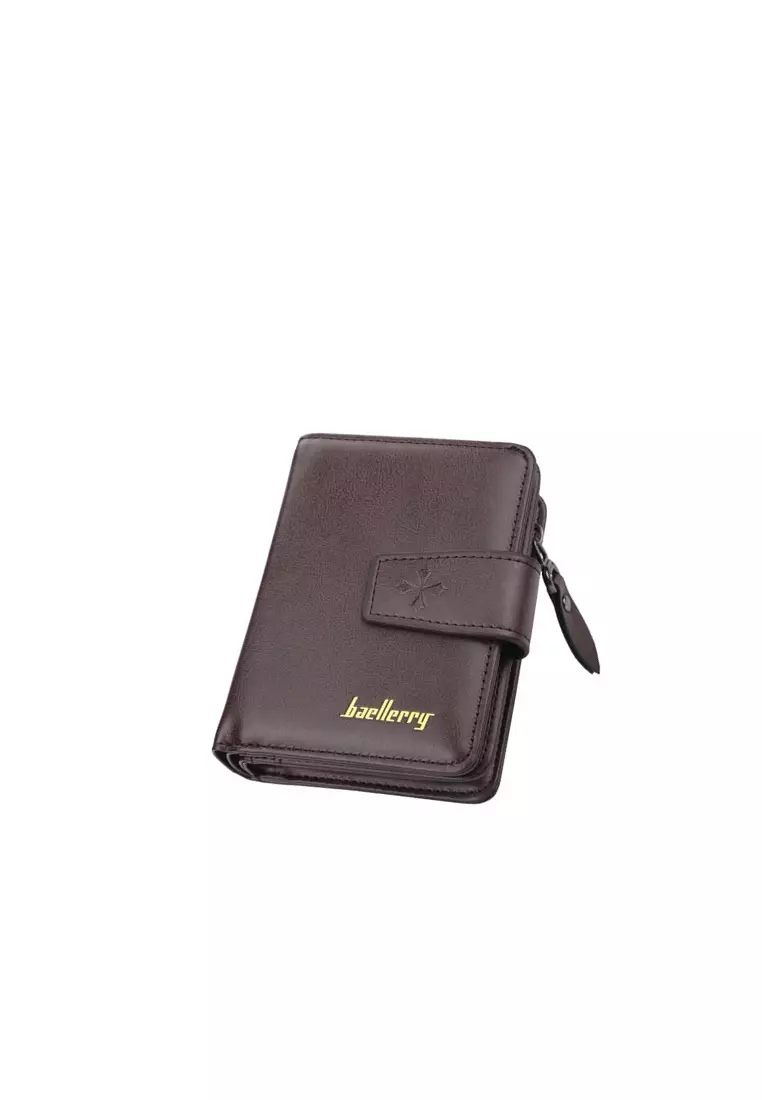 Dompet Pria Wanita Bahan Kulit PU Leather Premium BAEOS