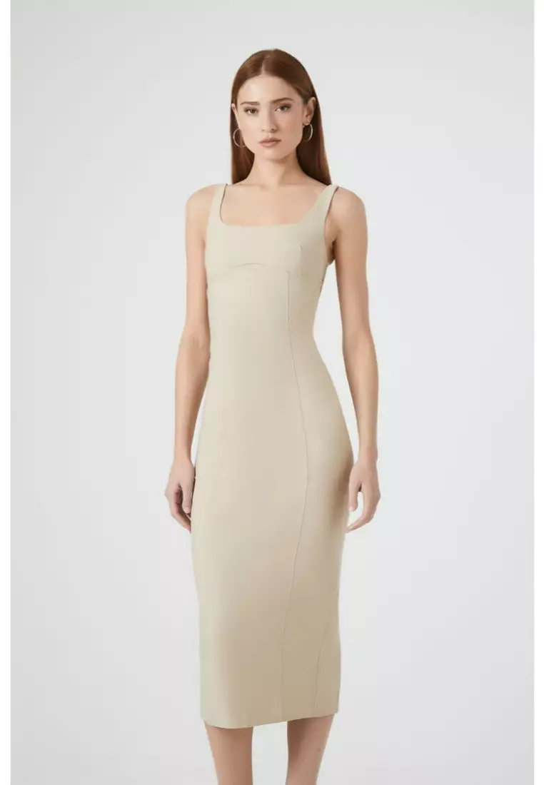 Tan dress cheap forever 21