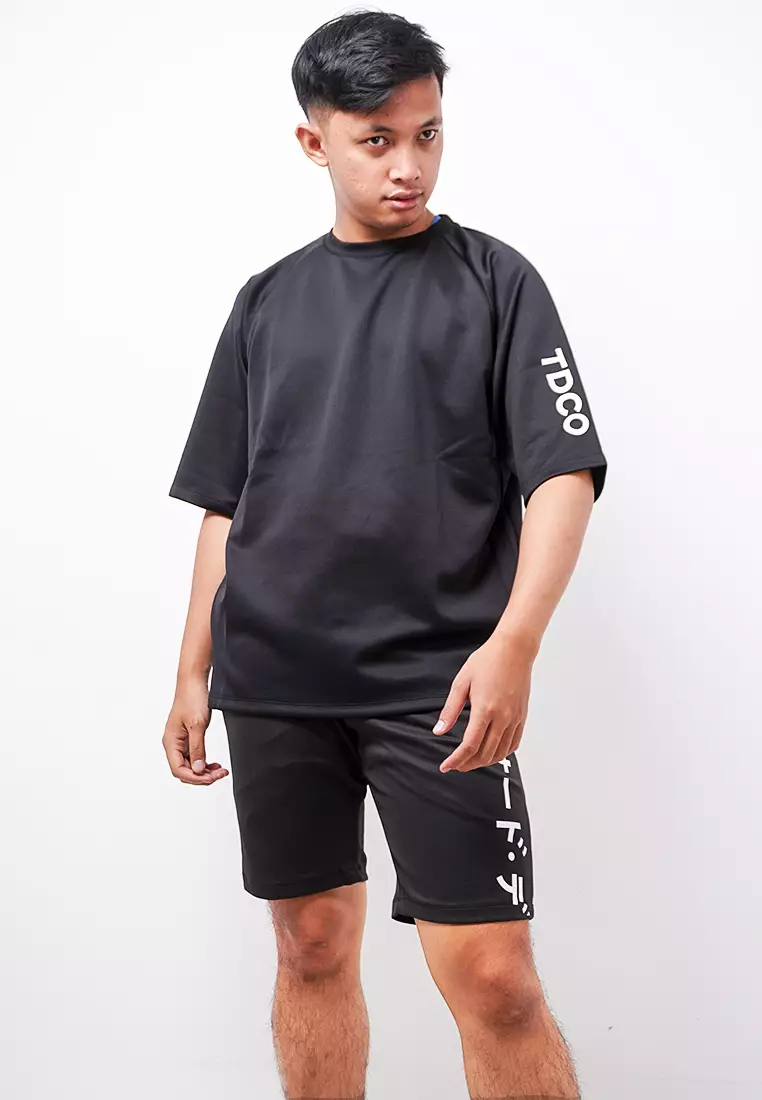 MTK19 Kaos Oversize Distro Pria Thirdday Tdco Arm Hitam