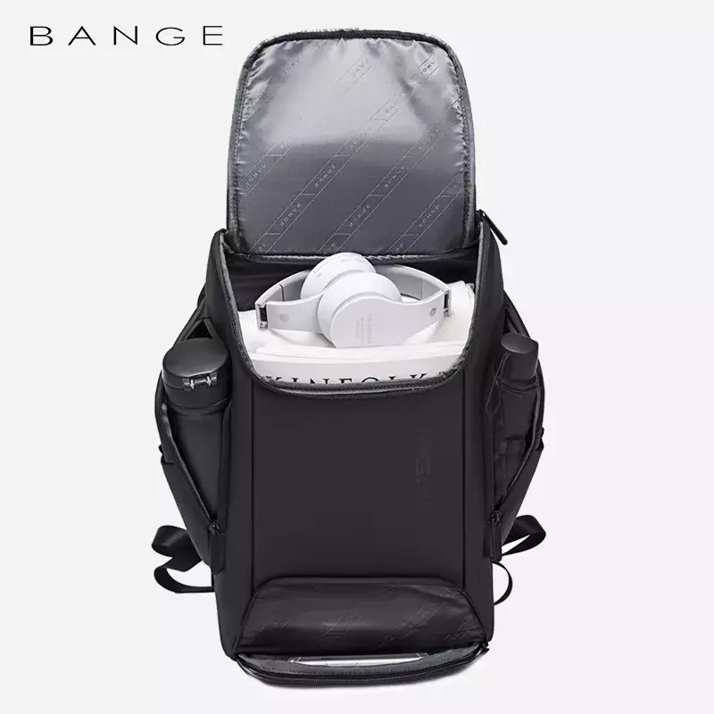 Bange BG7267 Tas Ransel Backpack Laptop Kerja pria 15.6 Inch USB - BLACK