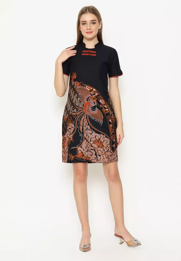 Hadinata Batik Wanita Superfine Dress Furing Rania Raditya