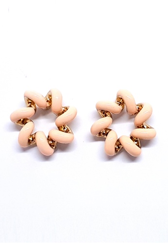 BELLE LIZ pink Gianna Simple Donut Shape Earrings 63911AC26FD1CDGS_1