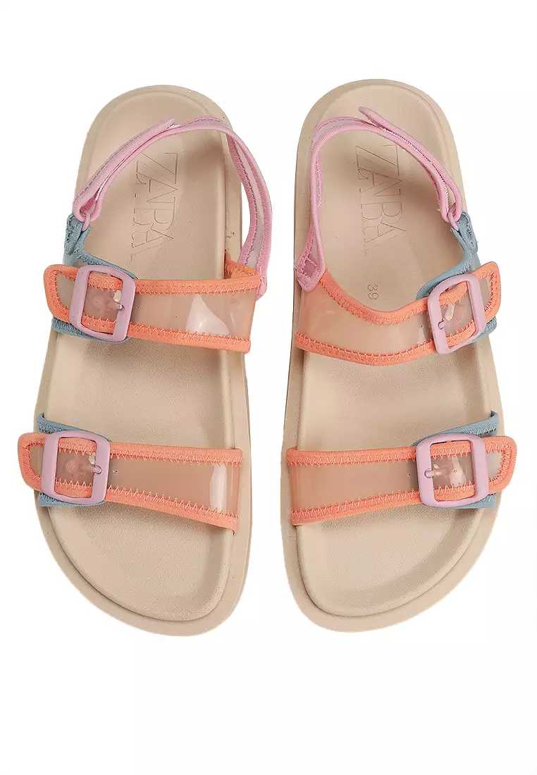 ZARA Colorful See-through Sandals 2025 | Buy ZARA Online