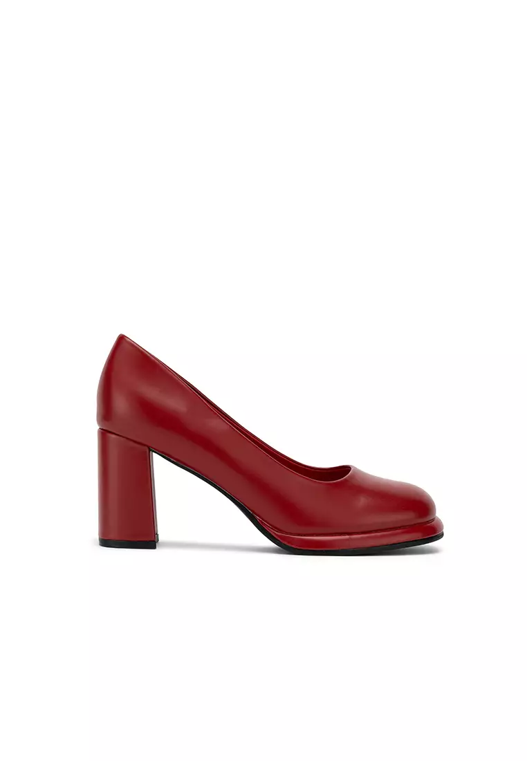 Discount on Nose  shoes - SKU: SQUARE TOE PLATFORM HEEL PUMP
