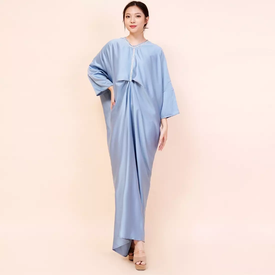 Shazia Caftan in Blue
