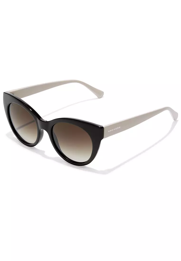 HAWKERS Khaki Olive Divine Sunglasses For Women, Female. Official Product Designed In Spain