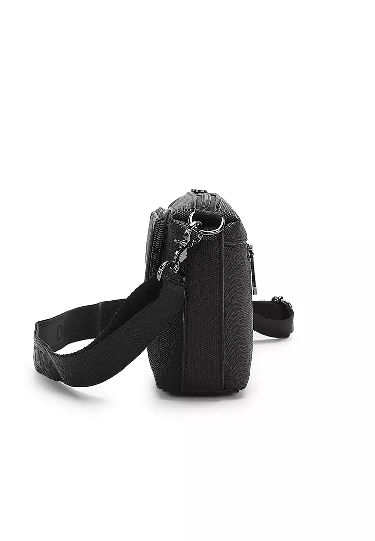 Men's Sling Bag / Crossbody Bag - Black