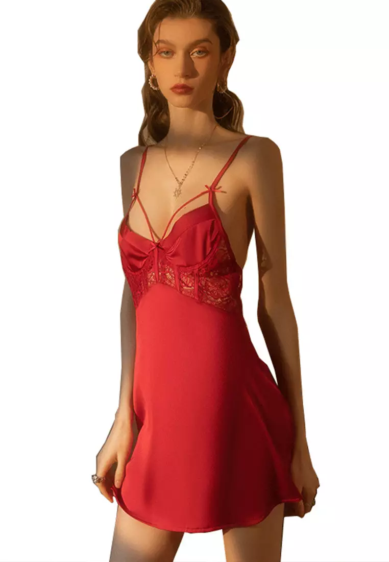 LDZ5093 Lady Sexy Role Play Sleepwear   Red