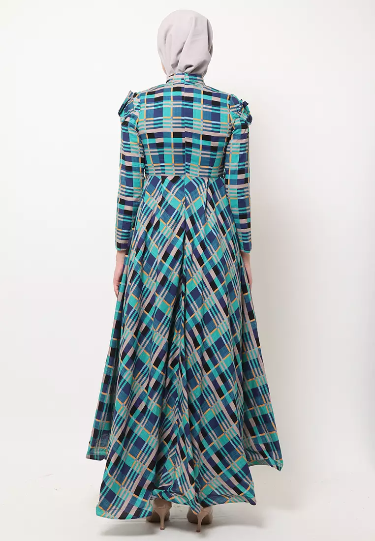 Zetaa Gamis Katun Satin