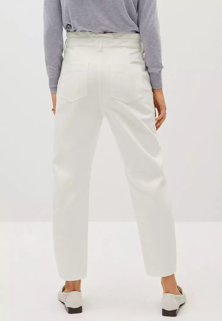 Waist Straight Slouchy Jeans