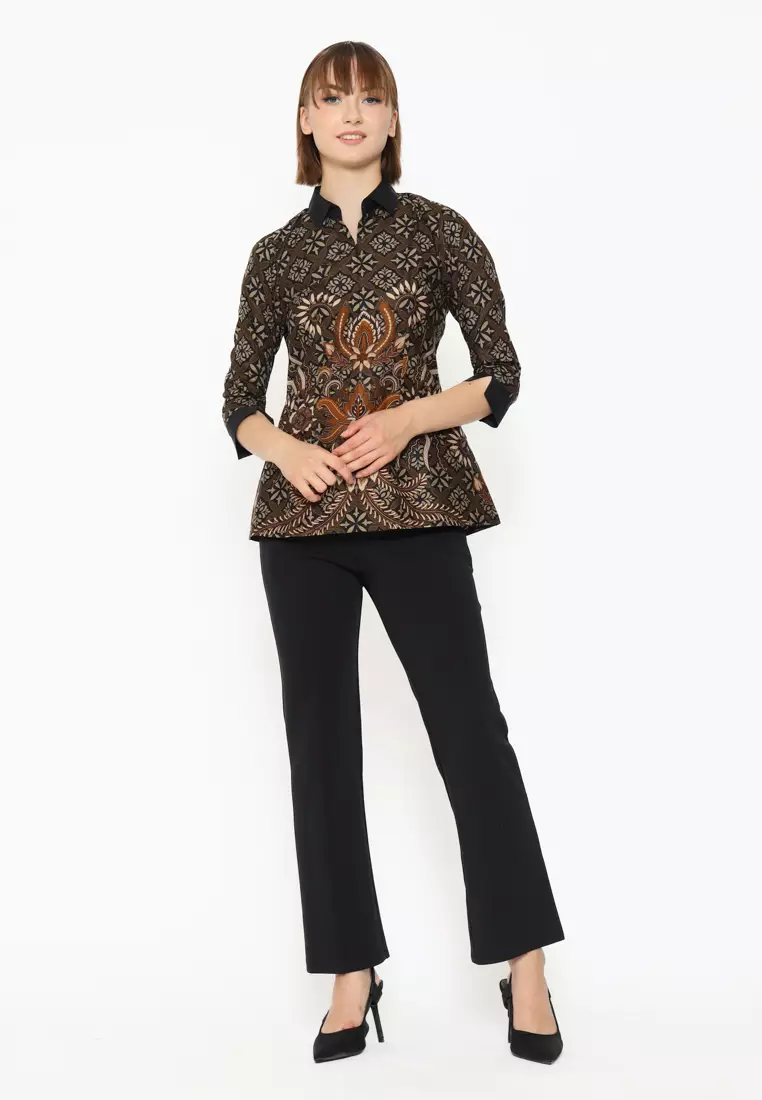 Hadinata Batik Wanita Blouse Nandini Nathan