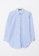LC WAIKIKI blue Shirt Collar Striped Long Sleeve Women's Tunic 6DAD4AAD078CADGS_6