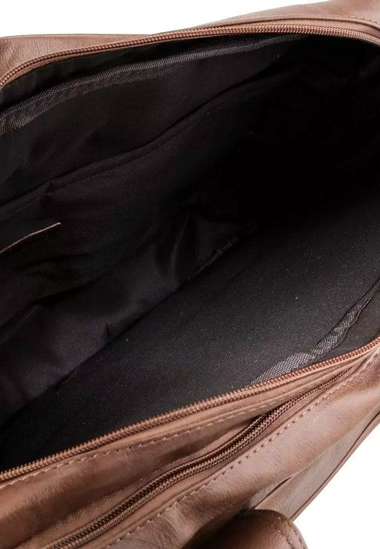 Jual Urban State Distressed Leather Laptop Tote Bag Original 2024 ...