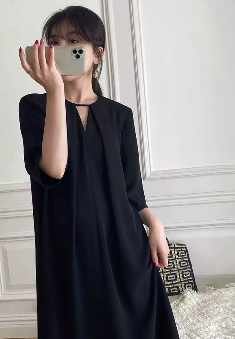 Loose straight dress clearance