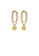 Glamorousky silver Fashion Elegant Plated Gold 316L Stainless Steel Queen Medallion Tassel Ball Earrings FBCA4AC0DECFCFGS_1