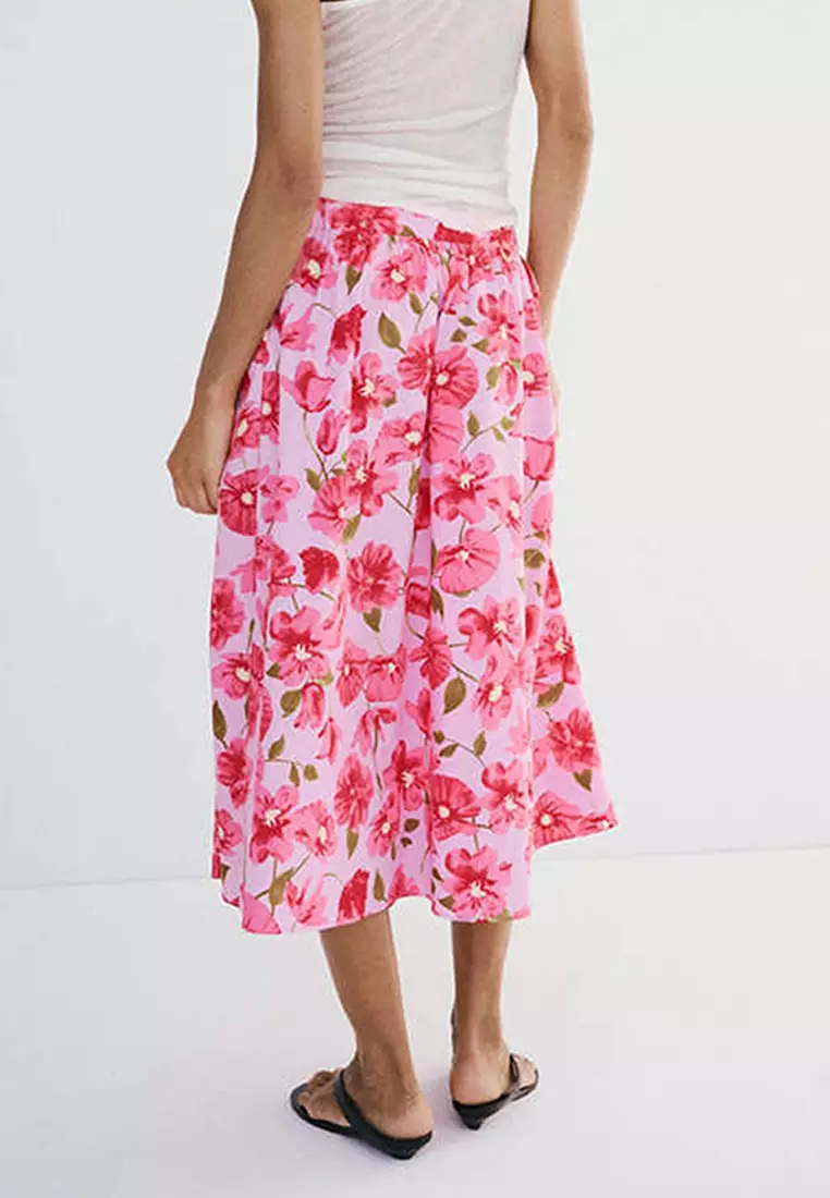 100% Cotton Midi Skirt