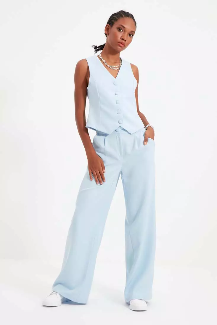 Wide Leg Woven Pants