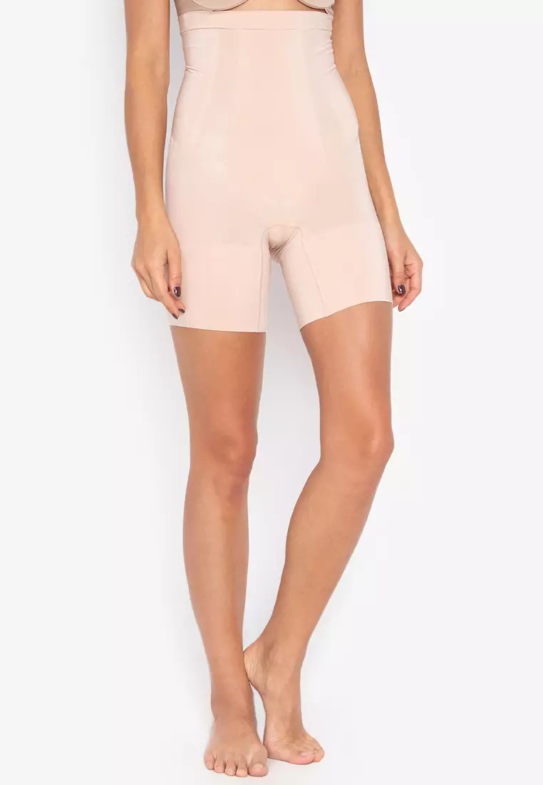 Spanx Oncore high-waisted mid-thigh super firm contouring short in