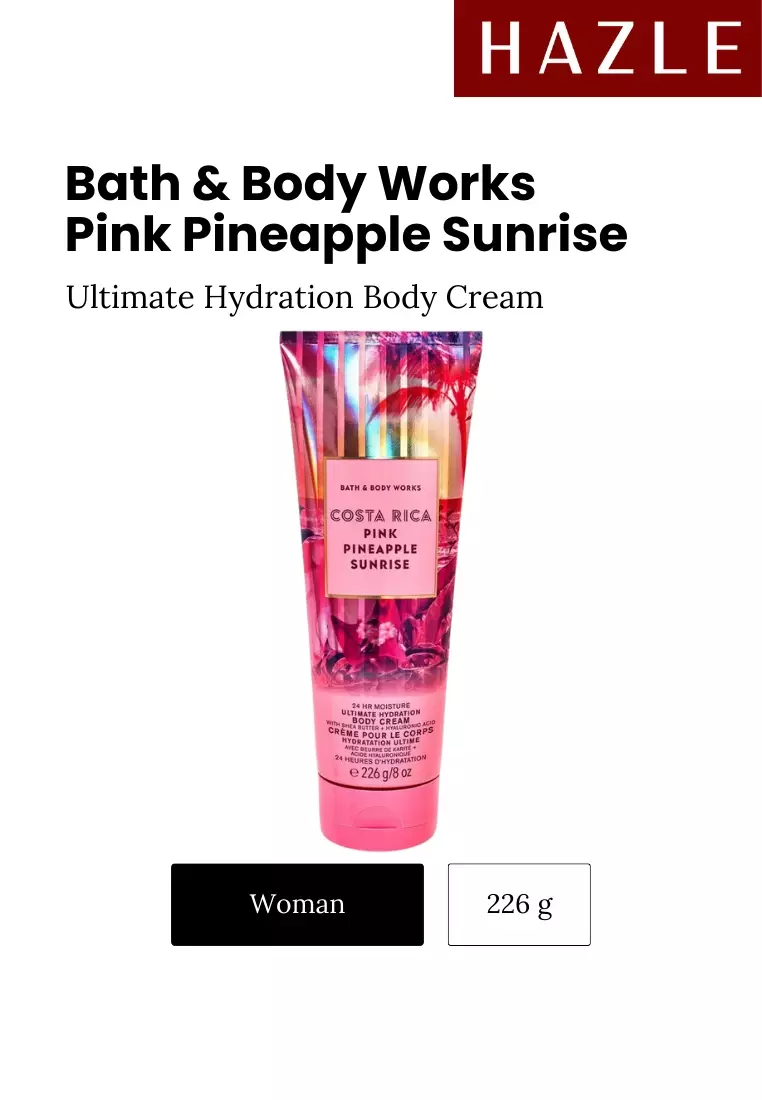 Bath & Body Works Pink Pineapple Sunrise Ultimate Hydration Body Cream Woman 226 gr