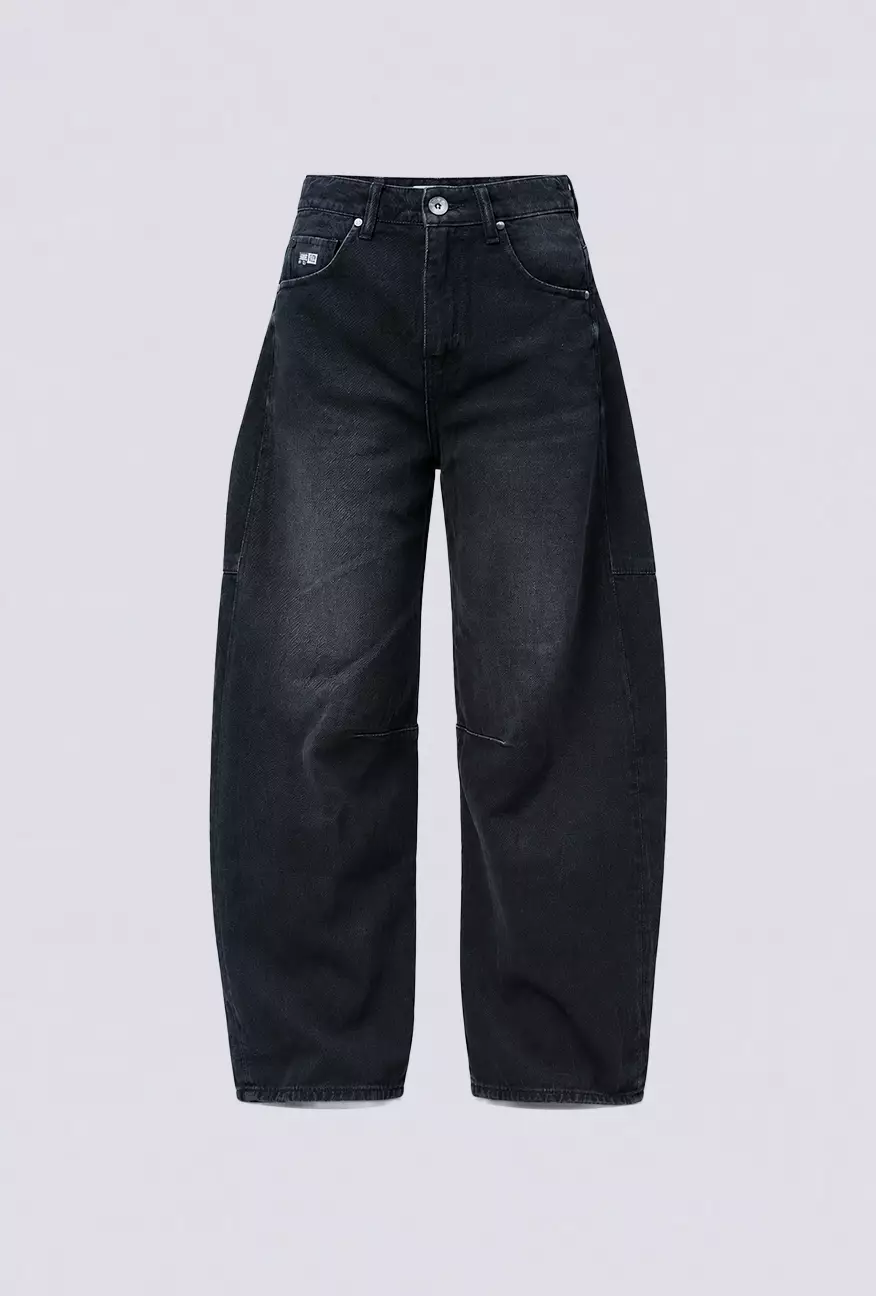 Celana Jeans Wanita Barrel Sora