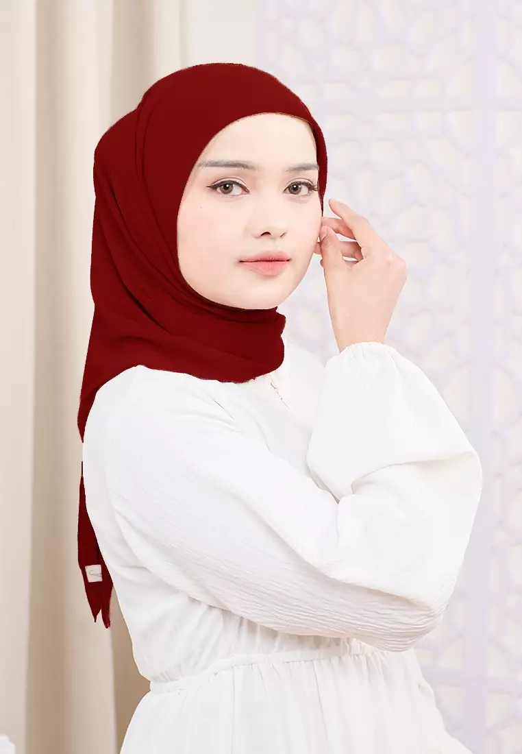 HIJAB INSTAN VIERA-DEEP MAROON