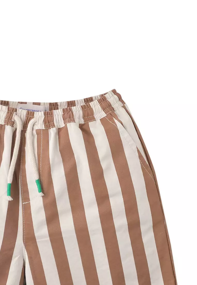 Boys Cody Shorts In Thick Stripes Print