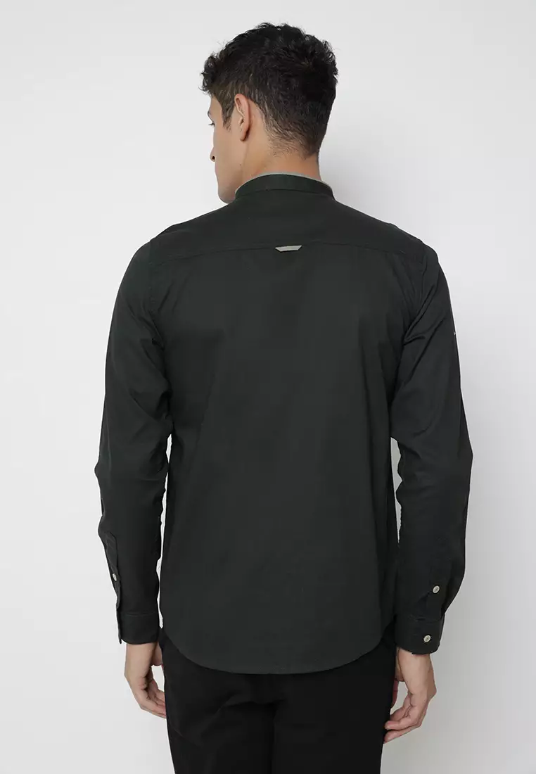 Kemeja Pria Ryusei Sht Men Yuzuki Dark Green