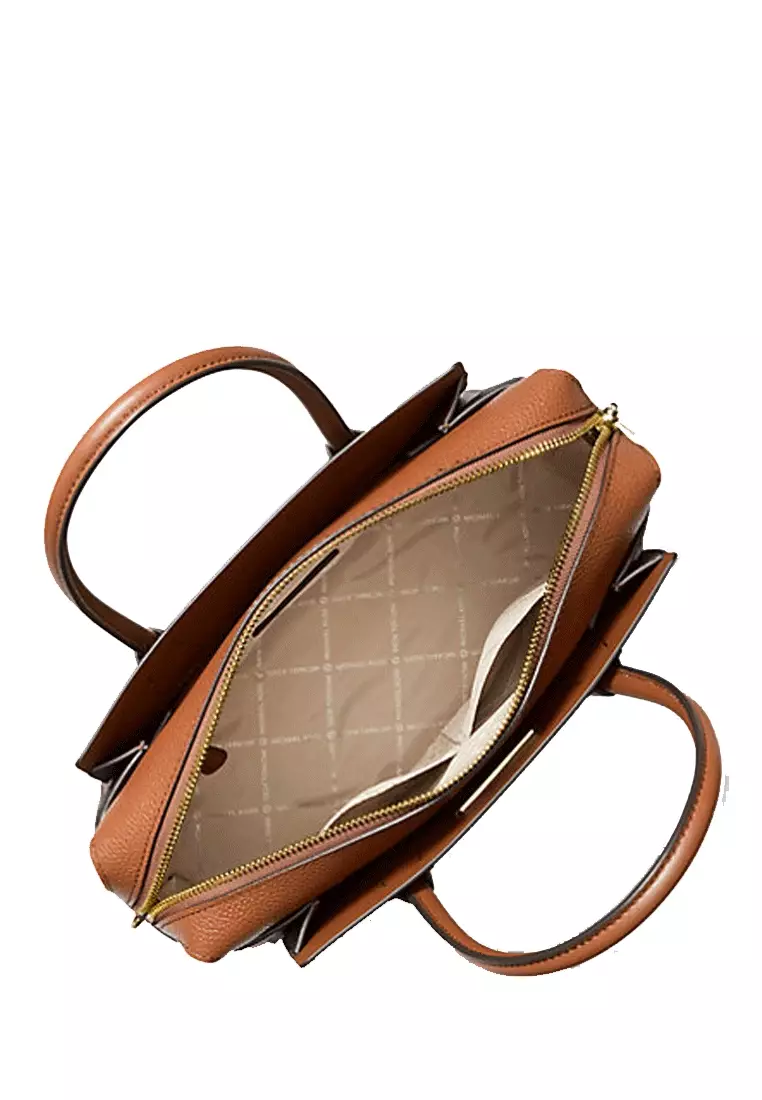 Michael kors mercer belted satchel sale