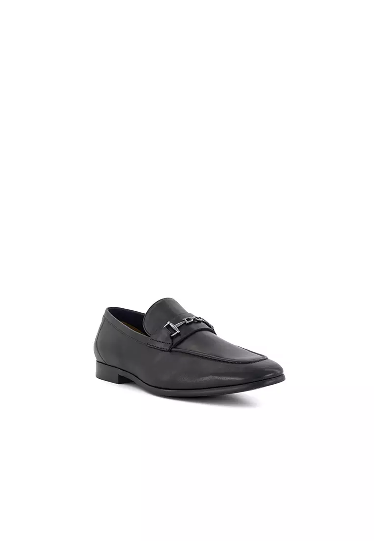 Discount on Dune London  shoes - SKU: Sanction Snaffle-Trim Loafers Black