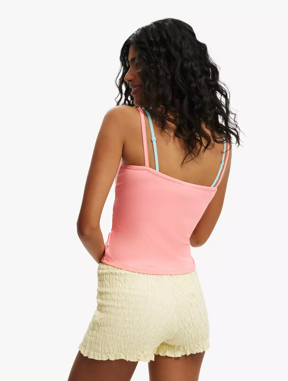 COTTON ON - UNDERWEAR & PAKAIAN TIDUR - LCN URBAN GRAPHIC CAMI - LCN SAN HELLO KITTY DOLPHIN/ CANDY PINK