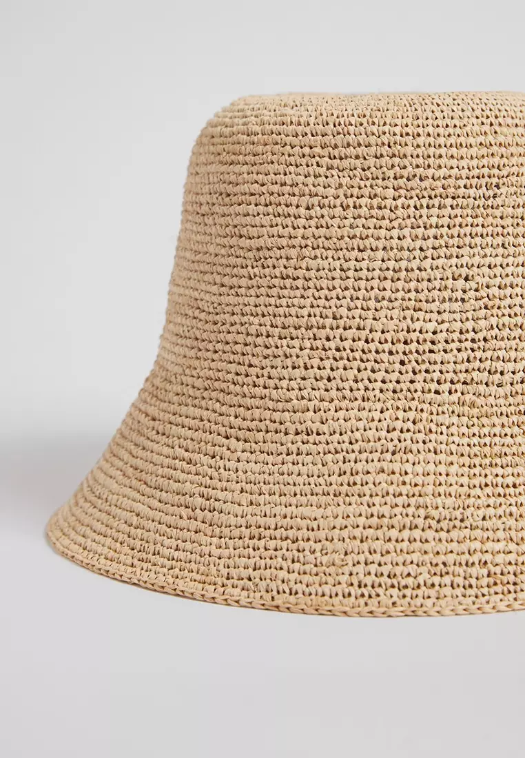 Buy & Other Stories Straw Bucket Hat 2024 Online ZALORA