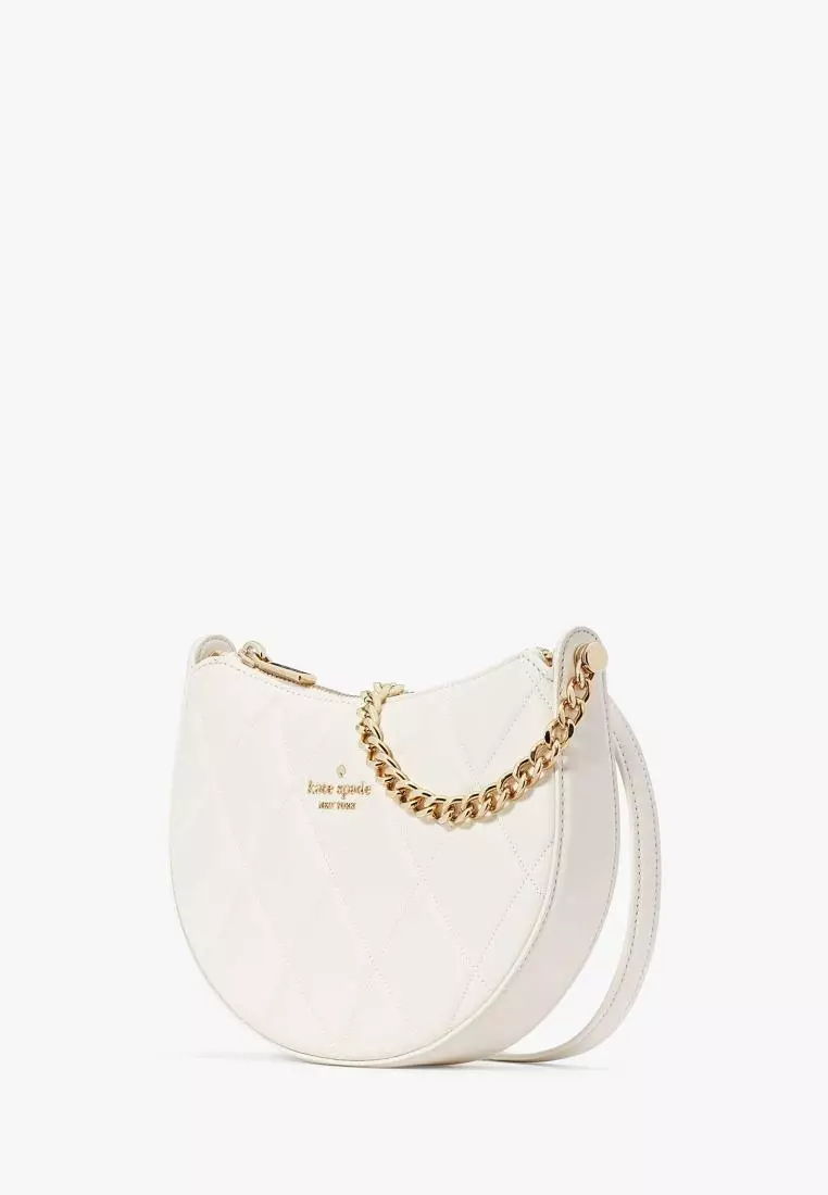 Kate Spade Carey Zip Top Crossbody Parchment