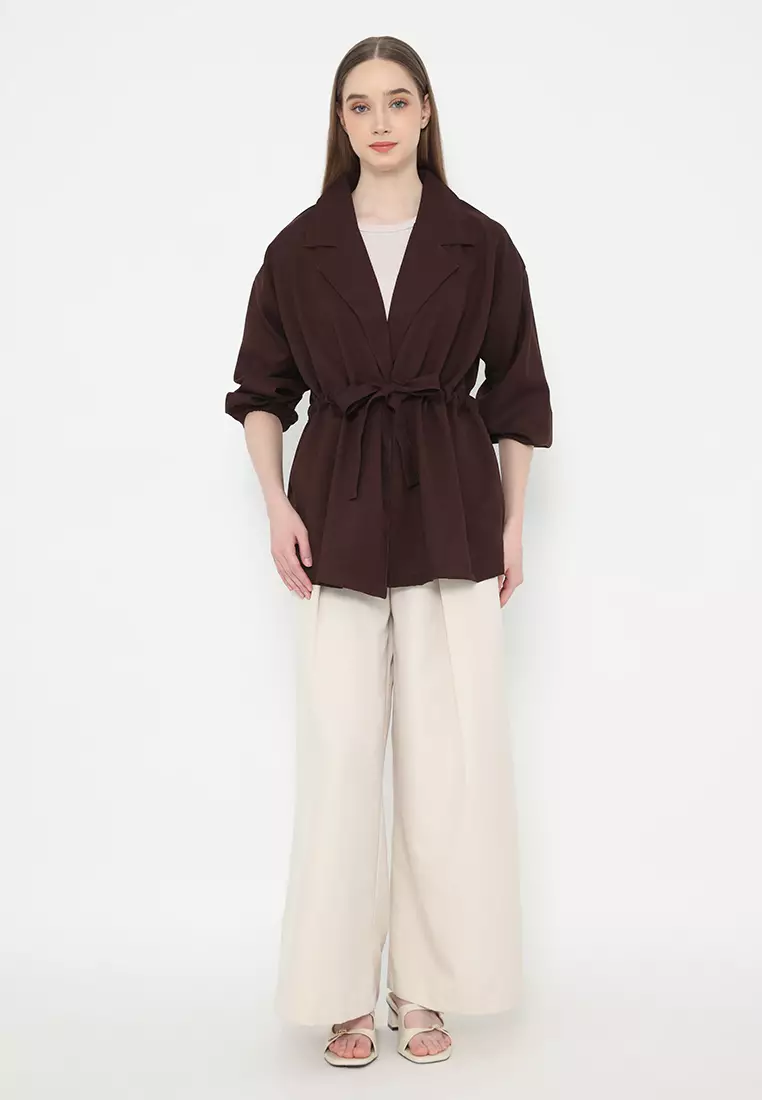 Mannequin Ruched Casual Blazer