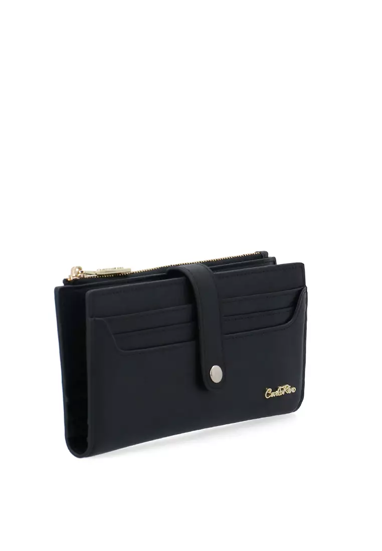 CR Long 2-Fold Wallet - Black