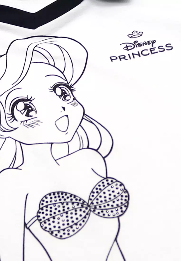 Girls Licensed Graphic Boxy T-Shirt "Ariel"