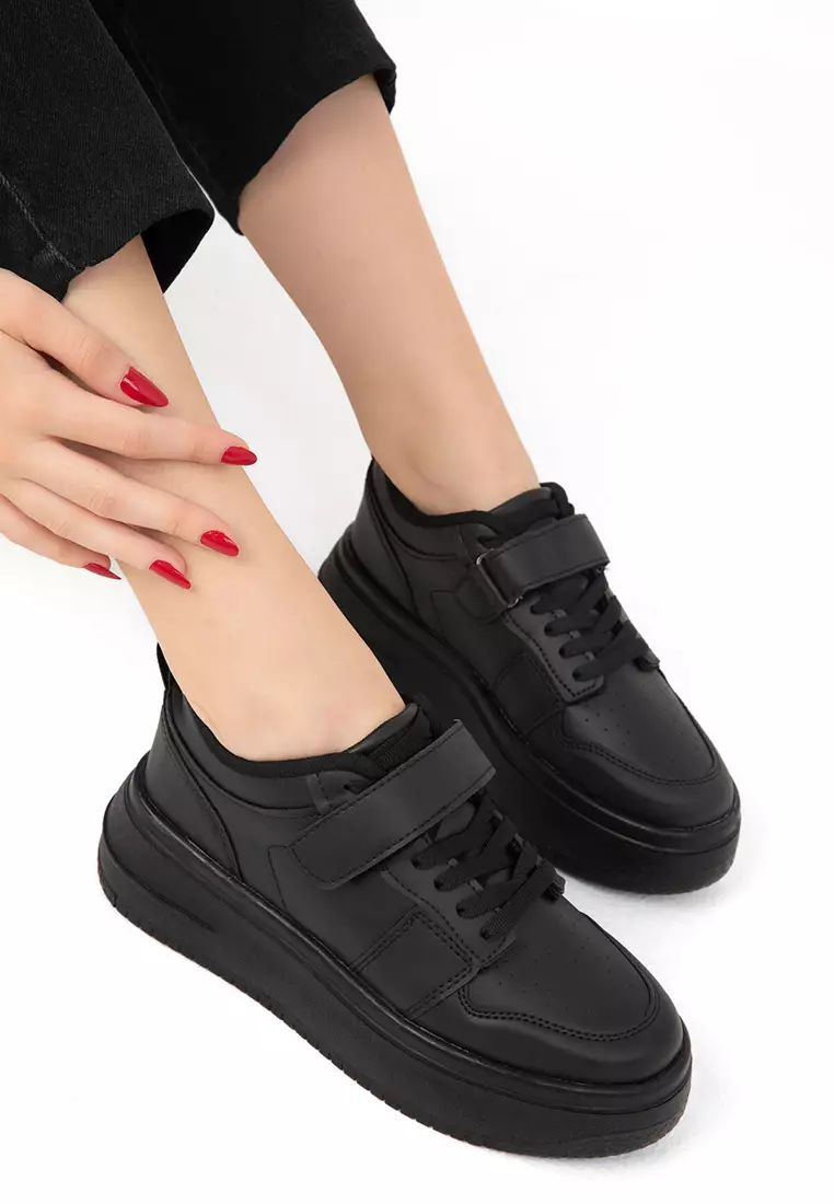 Women's Sneaker 19682 - Black Black