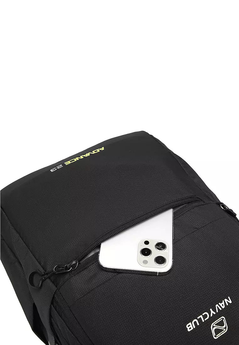 Navy Club Tas Ransel Kasual FCIC - Tas Ransel Pria Tas Ransel Wanita Tas Punggung - Backpack Up to 14 inch - Tas Laptop Daypack